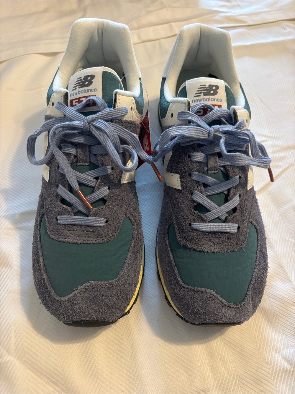 NEW New Balance 574 Dark Arctic Grey Sz 10.5 - Picture 4 of 9